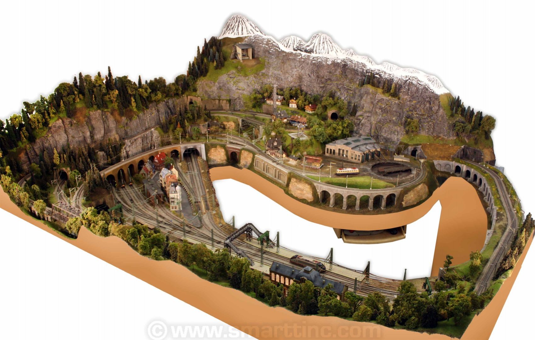 HO SCALE EUROPEAN THEMED 10 FT X 11 FT